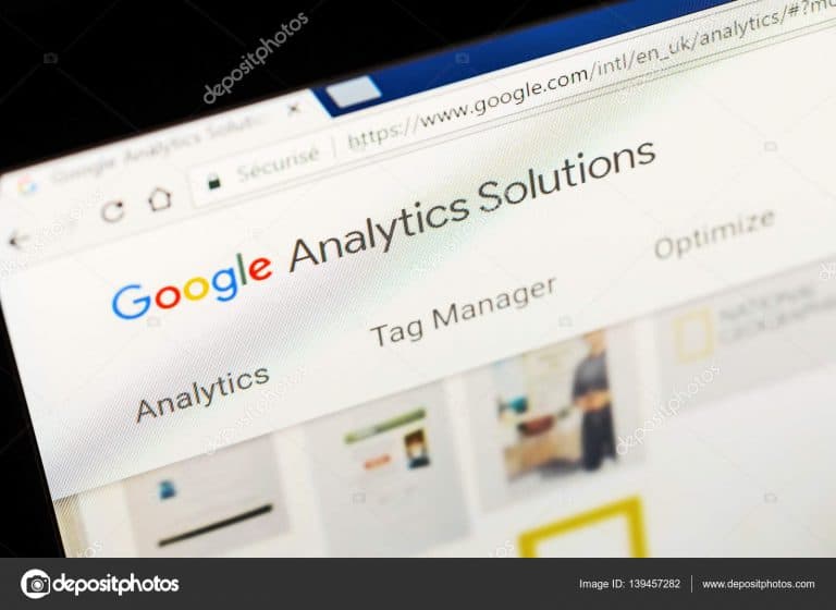 דף google analytics